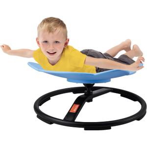 VEVOR Elephant Kids Swivel Chair, 220 LBS Capacity, 360 Spinning Chair, Autistic Kids Sensory Toy Chair with Non-Slip Metal Base, Toddler Sit and Spin for Coordination Balance Focus Blue