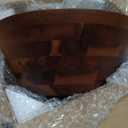 AIDEA Acacia Wood Serving Bowl for Fruits or Salads, 11" Diameter x 4.5" Height, Wooden Single Salad Bowl
