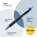 Uniball Jetstream RT Ballpoint Pens, Fine Point (0.7mm), Blue, 12 Pack