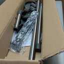 Hershii Indoor Plant Stand Pole Tension Rod Corner Standing Shelf Adjustable Flower Pots Holder Display Rack with 1 Hook & 3 Trays - Grey (Gray)