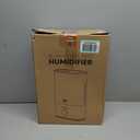 Everlasting Comfort 6L Humidifier Large Room, High Mist Output 60 HR Runtime Ultrasonic Top Fill Humidifiers for Bedroom, Easy to Use & Clean for Home, Baby Humidifier, Plants, Congestion, Indoor (White (Upgraded))