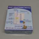 Incentive Spirometer Adult, Lung Exerciser Device, Breathing Trainer - 6000ML Inhale Volume Measurement, Equipped with Ball Flow Rate Indicator & Scale Indicator