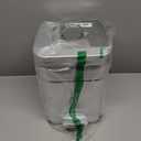 CEROELDA Small Can with Lid5L/1.3 Gal, Outdoor Dog Poop Garbage Can Farmhouse Retro Metal Waste Bin w/Step Pedal for Bathroom Bedroom Office Soft Close Galvanized Steel…