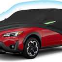 Proadsy 2025 Upgrade Car Cover for Subaru Crosstrek 2018-2024 2025, Waterproof All Weather, Windproof Snowproof Rain Hail Sun UV Protection Full Outdoor Indoor Exterior Car Covers, Black