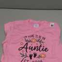 I'm Going to Be an Auntie 2026 - First Time Aunt Baby Reveal T-Shirt, S