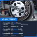 Autoround 521000 Rear Wheel Bearing and Hub Assembly Fit for Ford Explorer & Mercury Mountaineer 2002-2010, Ford Explorer Sport Trac 2007-2010, Lincoln Aviator 2003-2005, 5-Lug Pair