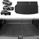 TripleAliners Trunk Floor Mat All Weather Liner Compatible with 2024+ GMC Acadia/Chevy Traverse & 2025 Buick EnclaveAccessories Custom Fit Protection Car Liner TPE Rear Trunk Floor Mat