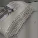 LAMIT Natural Linen Blended Curtains for Living Room, Back Tab and Rod Pocket Semi Sheer Curtains Light Filtering Country Rustic Drapes for Bedroom/Farmhouse, 2 Panels,52 x 120 Inch, Natural Ivory