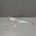 20 Inch Anti Slip Shower Grab Bar Oil Rubbed White 1.25" Diameter,Munzong Bathroom Grab Bar, Knurled Bathroom Balance Bar,Safety Hand Rail Support Handicap Elderly Senior Assist Bath Handle