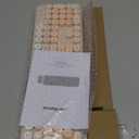 Wireless Keyboard and Mouse, Silent Keyboard Mouse Combo, Full-Sized Colorful Typewriter Keyboard with Round Keycaps, 2.4G Cute Mouse Compatible with PC/Laptop/Computer(Milk Tea)