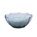 NATURE'S MARK 6.4 oz GLASS BOWL  CANDLE BLUE