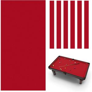 Billiard Cloth 8.5ft Pool Table Felt Professional Pool Table Felt with 6 Cloth Strips Pool Table Felt Replacement for Bars Clubs Hotels Billiard Table