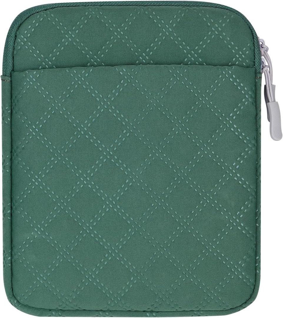 Slim Sleeve Pouch Bag for 6.8-7 inch eBook/eReader/Kindle (Dark Green)
