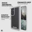 Pelican Voyager - Samsung Galaxy S24 Plus Case [6.7"] [18ft MIL-STD Drop Protection] [Wireless Charging] Phone Case for Samsung Galaxy S24 Plus w/Belt Clip Holster Phone Stand - Anti Yellowing - Clear