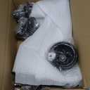 Black Chandelier Farmhouse 8 Light Chandeliers for Dining Room Rustic Hanging Light Fixtures for Kitchen Island Living Room Bedroom Entryway Hallway Stairway Foyer