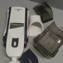 ONCE FOR ALL Safe Mandoline Slicer 5 in 1 Vegetable Chopper Food Potato Cutter, Strips Julienne Dicer Adjustable Thickness 0.1-8 mm Kitchen Chopping Artifact Fast Meal Prep (Gray)