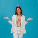 Veemoon 2pcs Ice Cream Headbands for Women Cute Cosplay Hair Accessories for Halloween Parties Fun Dessert-themed Headpieces for Daily Wear and Events