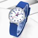 SHENGKE Casual Fashion Women Sport Watch Sweat Resistant Students Watch with Easy Read Dial and Silicone Band,Water Resistant
