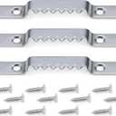Sawtooth Picture Hangers Heavy Duty - Supports 144 lbs, 15 Pack Large Sawtooth Hangers with Screws, for Hanging Heavy Photos Frame Paintings Decorations