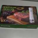 Vacuum Sealer for Food, Premium Compact Vacuum Sealer + 35 Reusable Vacuum Bags, Powerful Vacuum Food Sealer for Kitchen, Home, BBQ, Travel, Gifts, Seal Food 6X Fresh Longer