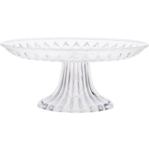 7.87 Inch Transparent Acrylic Fruit Plate - Versatile Crystal Fruit Bowl for Home, Hotel, Ktv, Party, Wedding Decor, Dessert Stand (20x20x8.5CM)