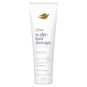 Dove Density Boost Clarifying Foaming Scrub Scalp + Hair Therapy for gentle scalp exfoliation, with Vitamin B3, Zinc and 0% sulfates, 9 oz Dove Density Boost Clarifying Foaming Scrub Scalp + Hair Therapy for gentle scalp exfoliation, with Vitamin B3, Zinc and 0% sulfates, 9 oz