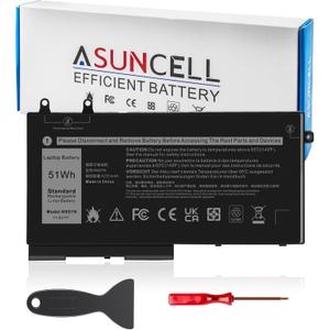 ASUNCELL R8D7N Battery Replacement for Dell Inspiron 3540 M3550 Latitude 5400 5500 5510 7590 7591 7791 2-in-1 Series H82T6 0C5GV2 0W8GMW Series 1V1XF 4GVMP RF7WM 9JRYT X77XY 11.4V 51h (OD06XL)