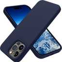 OTOFLY Designed for iPhone 14 Pro Max Case, Silicone Shockproof Slim Thin Phone Case for iPhone 14 Pro Max 6.7 inch (Midnight Blue)