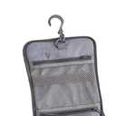 Generic Portable Cosmetic Bag Waterproof Travel Organizer for Outdoor Adventures, Gray, 17.5cmx19cmx7.5cm