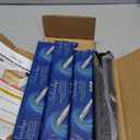 10 inch Drawer Slides 6 Pairs (12pcs) Full Extension Ball Bearing Drawer Rails Side Mount 3 fold Metal Dresser Runners for File Cabinet Trash Can Kitchen Wardrobe Glides 10" Black 100 LB Capacity