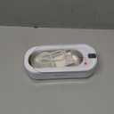 Upgraded KUNPHY Ultrasonic Jewelry Cleaner, 350ML 48KHz Professional Ultrasonic Cleaner Machine with 3 Digital Timers, Touch Operation for Eyeglass, Watches, Ring, Silver, Gold, Diamond (White)