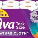 Viva Signature Cloth Paper Towels, Task Size, 8 Family Triple Rolls, 141 Sheets per Roll