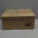 Mfacoy Glass Coffee Mugs Set of 6, Clear Large Coffee Mug 15 Oz With Handles for Hot Beverages, Clear Mugs for Tea, Cappuccino, Latte, Espresso Coffee, Juice, Glass Coffee Cups