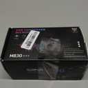 Gaming Microphone with Noise Cancellation & Mute Button, USB Condenser Mic for Streaming/Recording, UltraCompact Design, Compatible with PC/Mac/PS4/PS5, Podcast/YouTube/Twitch/Discord (Black)