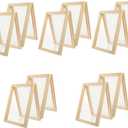 Abaodam 10 Pcs Paper Making Screen Kit 7.08X4.92In Wooden DIY Frame for Kids Crafts Environmental Learning Handmade Paper Frame Set