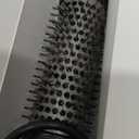 Thermal Brush,Lena 1.5 Inch All-in-1 Heated Round Brush with Titanium Barrel-Infrared&Negative Ion Technology,Smooth,Frizz-Free Styling Tool,5 Heat Settings,LED Display,Black