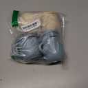 Silicone Toddler Cups Set, 2 Straw Cups and 2 Sippy Cups for 6+ Months Baby, Leakproof Spillproof Training Cups with Handles, Easy Clean (Blue+Beige)