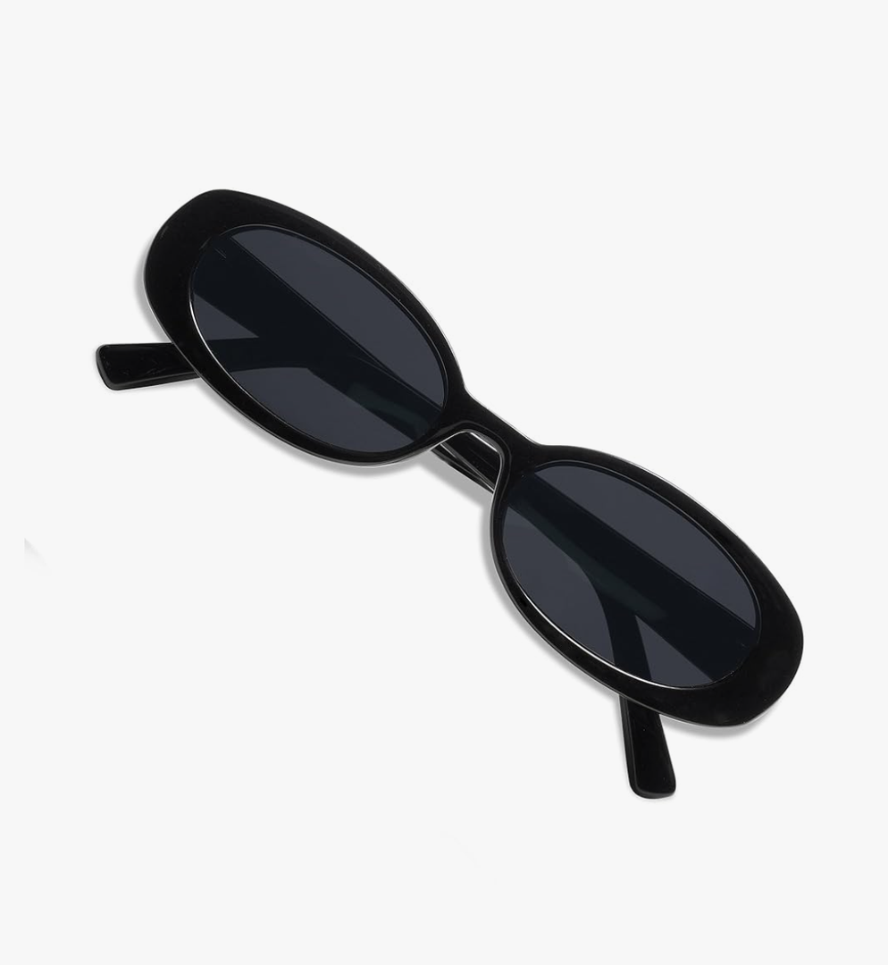 VANLINKER Polarized Retro Oval Sunglasses for Women and Men Small 90s Style VL9580
