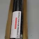 Shower Curtain Rod Adjustable 43-78 inch, 1"Diameter Spring Tension Curtain Rod No Drill, Anti-Rust Non-Slip Shower Rod, Black Shower Curtain Rod for Bathroom Tension