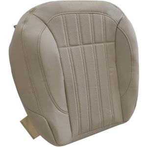 FZJDSD Beige Tan Driver Side Bottom Microfiber Leather Replacement Seat Cover Compatible with Mercedes Benz GL350 GL450 2013 2014 2015 2016