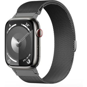 WANLISS Original Metal Milanese Loop Compatible with Apple Watch Band 38mm 40mm 41mm 42mm 44mm 45mm 49mm for Women Men, Magnetic Stainless Steel for iWatch Se Ultra Series 11 10 9 8 7 6 5 4 3 2 1