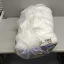 HOMELAB Adjustable Shredded Memory Foam Pillow Queen Size, Cooling Bed Pillow for Sleeping with Removable Cover, Medium Pillow for Side Stomach & Back Sleepers, 1 Pack 20"x28" (White)