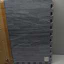 Yes4All EVA Interlocking Mats, Puzzle Floor Tiles, Foam Floor Padding with Border for Furniture, Home Space, Living Room, Garage (J. 48 Square Feet (12 Tiles) - Slate)