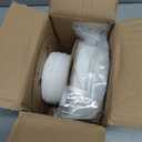 DURAMIC 3D PLA Filament 1.75mm 1kg Spool, Jam-Free High Stifness 3D Printing Filament with Cardboard Spool, No-Tangling No-Clogging Dimensional Accuracy 99% +/- 0.03 mm PLA White 2 Pack