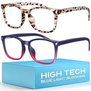 livho High Tech Blue Light Glasses - Advanced Blue Light Blocking Computer Glasses - Screen Fatigue & UV Protection
