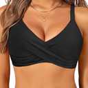 Women Underwire Bikini Top Only - Push Up Bathing Suit Top Padded Swim Bra 2025 Swimsuits Top Size XL