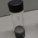 Hydrogen Water Bottle with LED Display, 3000ppb Portable Water Ionizer Machine with SPE/PEM Technology in 5-Minute Electrolysis, Rechargeable Hydrogen Rich Glass Cup for Home Office Travel & Fitness