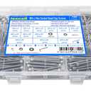 iexcell 720 Pcs M4 x 6/8/10/12/16/20/25/30/35/40/45/50 Stainless Steel 304 Hex Socket Head Cap Screws Bolts Nuts Washers Assortment Kit