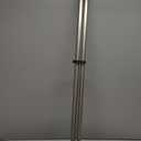 Heavy Duty Curtain Rods, 1 1/8 Inch Diameter Single Curtain Rod 72-144Inch(6-12ft) Extendable Length with End Caps Adjustable Modern Brackets-Matte Nickel