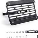 Front Bumper Tow Hook License Plate Mount Relocator Bracket Mounting Bolt Adapter Kit for Subaru BRZ WRX Crossbrek Forester Toyota 86 Prius Scion FR-S (Thread M16 x 1.5) (Long Tow Rod)